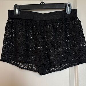 Black Lace Shorts